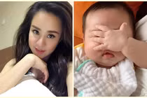 Vy Oanh khoe con mới sinh cực đáng yêu