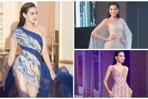 Đỗ Thị Hà trình diễn loạt váy mang đến Hoa hậu Thế giới 2021