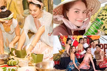 Mỹ nhân Việt gói bánh chưng đón Tết Nguyên Đán 2021