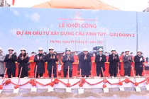 Hà Nội khởi công xây dựng cầu Vĩnh Tuy 2 hơn 2.500 tỷ đồng