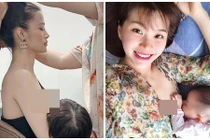 Ảnh cho con bú gây sốt của Đông Nhi và loạt mỹ nhân Việt