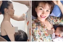 Ảnh cho con bú gây sốt của Đông Nhi và loạt mỹ nhân Việt