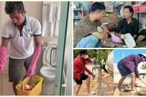 Có tên tuổi, sao Việt vẫn dọn vệ sinh, phụ hồ, lái xe ôm