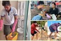 Có tên tuổi, sao Việt vẫn dọn vệ sinh, phụ hồ, lái xe ôm