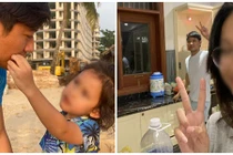 Vợ đại gia khoe con riêng được Quý Bình yêu thương