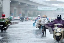 Miền Bắc đón không khí lạnh cuối mùa gây mưa dông diện rộng