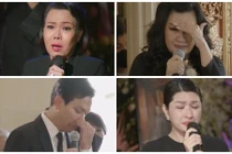 Mạnh Quỳnh, Việt Hương và loạt sao bật khóc trong tang lễ Phi Nhung