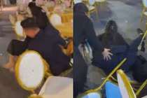 Bùi Tiến Dũng ngã sấp mặt vì bế khách nữ trong đám cưới