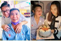 NSND Công Lý ngồi xe lăn, đón sinh nhật tuổi 48 trong bệnh viện