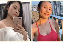 Vẻ quyến rũ của Thúy Diễm được trai lạ làm quen khi mang bầu