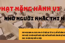 Phạt nặng hành vi nhờ người khác thi hộ từ 10/3