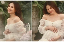 Phanh Lee đẹp rạng rỡ khi mang thai 6 tháng