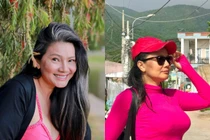 "Nữ hoàng cảnh gợi cảm" U50 tóc bạc trắng, ăn mặc "lệch pha" với số tuổi theo cách tiết kiệm khó tin