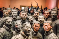 Dùng AI "họa" đội quân đất nung, quân đội Bát kỳ, sững sờ dung mạo 