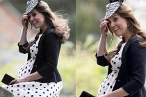 Khoảnh khắc hớ hênh của Công nương Kate