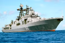 Khu trục săn ngầm Nga ghé thăm quân cảng Cam Ranh