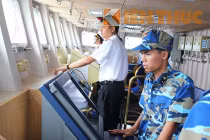 Cận cảnh hoạt động huấn luyện trên tàu hộ vệ “Vua Đinh”