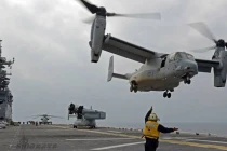 Tàu chiến, MV-22 Mỹ tập trận dậy sóng biển Hoa Đông