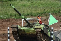 Lính tăng Nga cạnh tranh nảy lửa dự thi Tank Biathlon