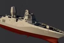 Ảnh đồ họa mới nhất siêu hạm Type 055 Trung Quốc