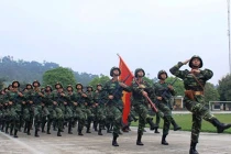 Bộ đội tinh nhuệ Sư đoàn 316 luyện tập diễu binh