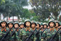 Ảnh QS ấn tượng tuần: bộ đội Việt Nam diễu binh với súng M-18