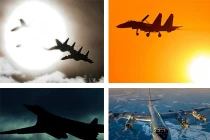 Mãn nhãn hình ảnh đẹp chưa từng thấy về Không quân Nga
