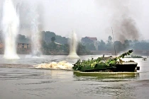 Ảnh sĩ quan tương lai Quân đội Việt Nam huấn luyện