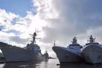 Ngoạn mục “rừng” tàu chiến tập trận RIMPAC ở Trân Châu Cảng