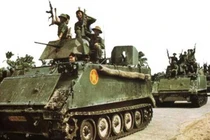 Xem thiết giáp M113 Việt Nam có sử dụng thao diễn