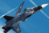 Xem tiêm kích độc đáo Su-47 Nga thao diễn