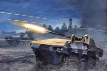 Ấn tượng mạnh tăng, pháo Nga qua tranh vẽ