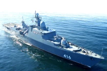 Xem tàu hộ vệ Gepard 3.9 bắn pháo, phóng tên lửa