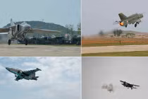 Hàng loạt tiêm kích Triều Tiên phô diễn sức mạnh