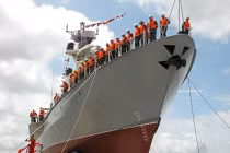 Nhà máy Ba Son hạ thủy 2 tàu tên lửa cho hải quân