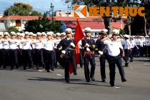 Học viện Hải quân duyệt đội ngũ hoành tráng