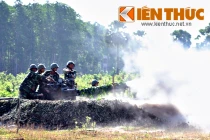 Pháo phòng không 37mm Lữ đoàn 226 dũng mãnh khạc đạn