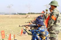 Tân binh Lữ đoàn HQĐB 101 huấn luyện bắn đạn thật