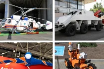 Ngắm dàn máy bay, thiết giáp, robot ở triển lãm an ninh Nga