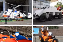 Ngắm dàn máy bay, thiết giáp, robot ở triển lãm an ninh Nga