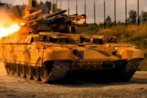 Mục kích “kẻ hủy diệt” BMPT Nga bắn pháo, tên lửa