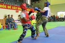 Ảnh QS ấn tượng tuần: chiến sĩ Hải quân Việt Nam đấu võ