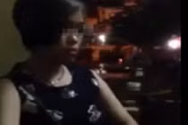 Xôn xao clip chồng đánh vợ trước mặt con và nhân tình