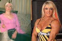 Người đẹp mình dây thành cơ bắp cuồn cuộn