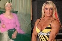 Người đẹp mình dây thành cơ bắp cuồn cuộn