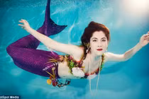 Nàng tiên cá xinh đẹp bị khối u tuyến yên