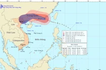 Siêu bão cấp 17 hướng về biên giới Việt - Trung