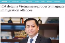 Phan Van Anh Vu đang trên máy bay từ Singapore về Hà Nội