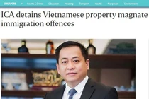 Phan Van Anh Vu đang trên máy bay từ Singapore về Hà Nội