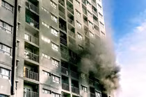 Cháy chung cư I-Home ở TP HCM, hàng trăm người dân hoảng loạn